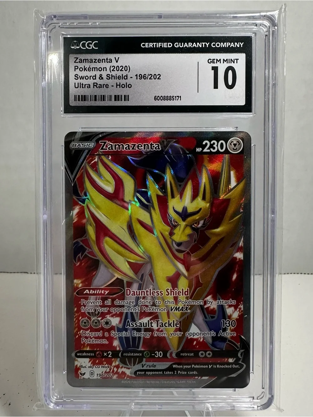 pokemon cards gold zamazenta 05/24 - Special Card When your Pokmon V is Knocked Out Pokemon | Toys | Pokemon